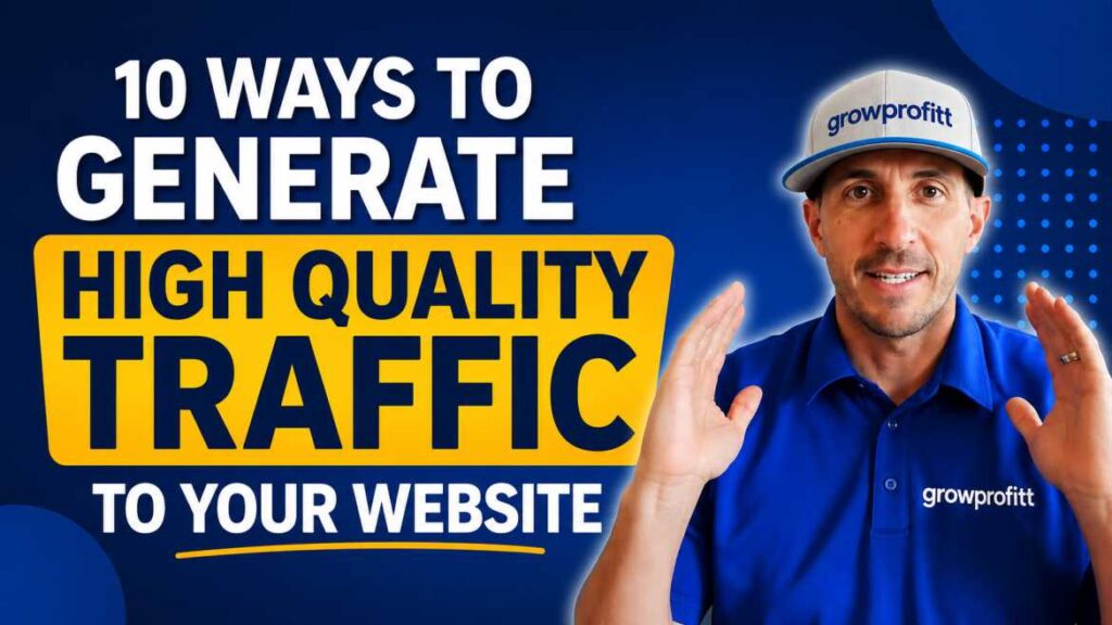 10 ways to generate high quality traffic
